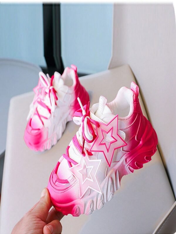 Cute men and women in the fashion star pattern low -level sports shoes, durable and super slippery, all seasons(Not adult size shoes)%010305 - Image 5