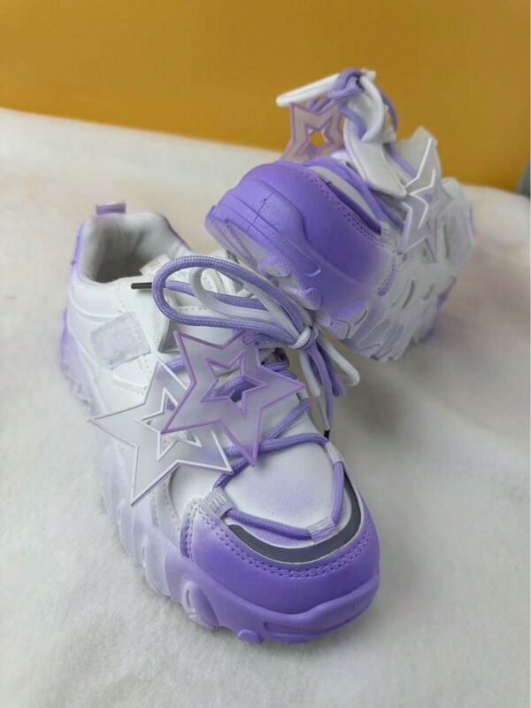 Cute men and women in the fashion star pattern low -level sports shoes, durable and super slippery, all seasons(Not adult size shoes)%010305 - Image 12